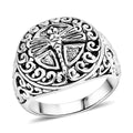 Bali Legacy Sterling Silver Dragonfly Ring (Size 10.0) 7.70 Grams - Sticky add to cart bar