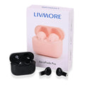 Black Bluetooth Earbuds with Display - Sticky add to cart bar