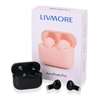 BV Black Bluetooth Earbuds with Display