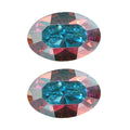 Aurora Borealis Crystal by Swarovski Set of 2 (Ovl 6x4 mm) 0.80 ctw Loose Gemstone - Sticky add to cart bar