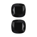 Thai Black Spinel Set of 2 (Cush 7x7 mm) 3.68 ctw Loose Gemstone - Sticky add to cart bar