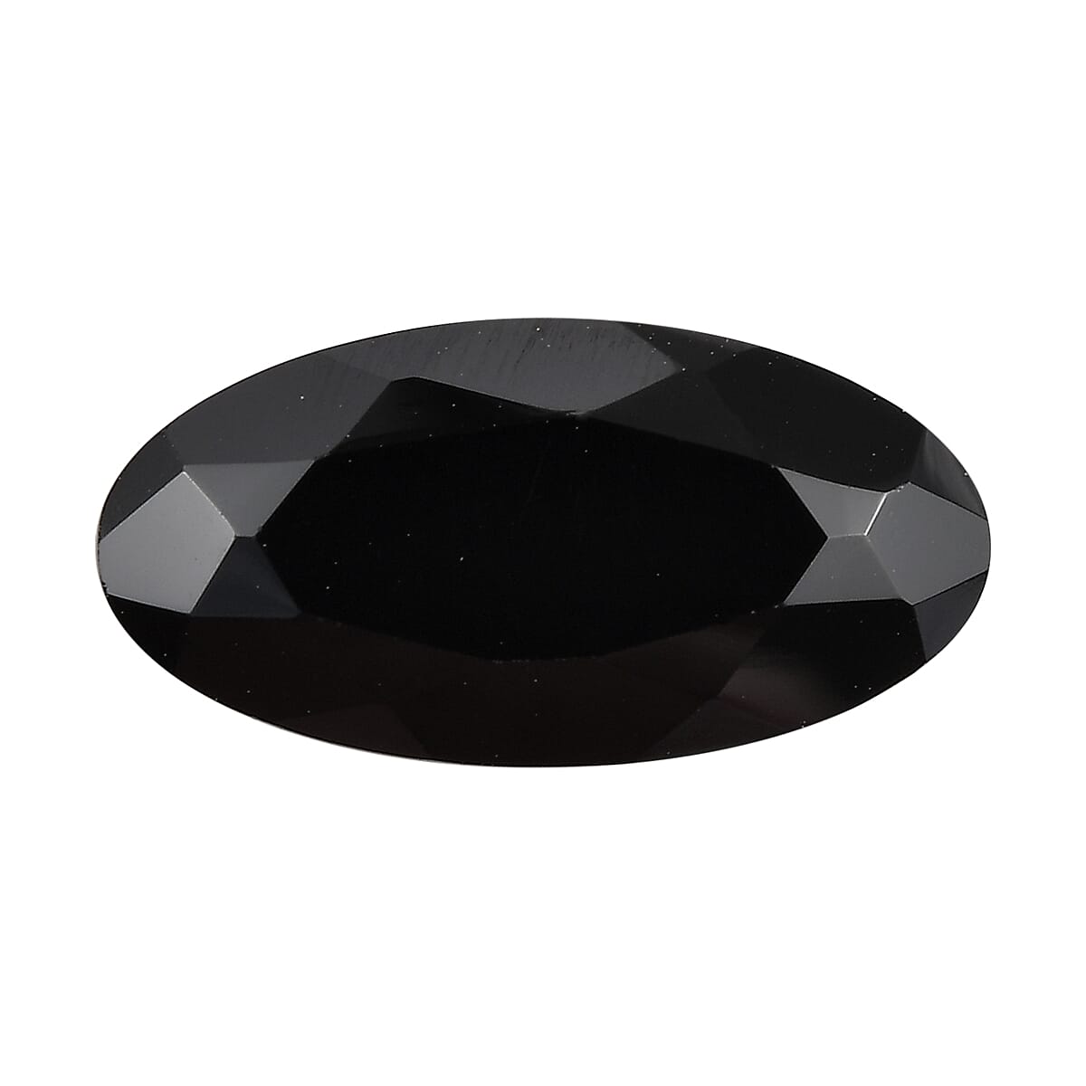 Thai Black Spinel (Ovl 14x7 mm) 3.47 ctw Loose Gemstone
