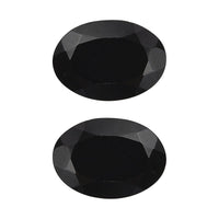 Thai Black Spinel Set of 2 (Ovl 7x5 mm) 1.46 ctw Loose Gemstone