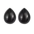 Thai Black Spinel Set of 2 (Pear 8x6 mm) 3.28 ctw Loose Gemstone - Sticky add to cart bar