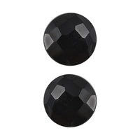 Thai Black Spinel Set of 2 (Rnd 6 mm) 1.78 ctw Loose Gemstone