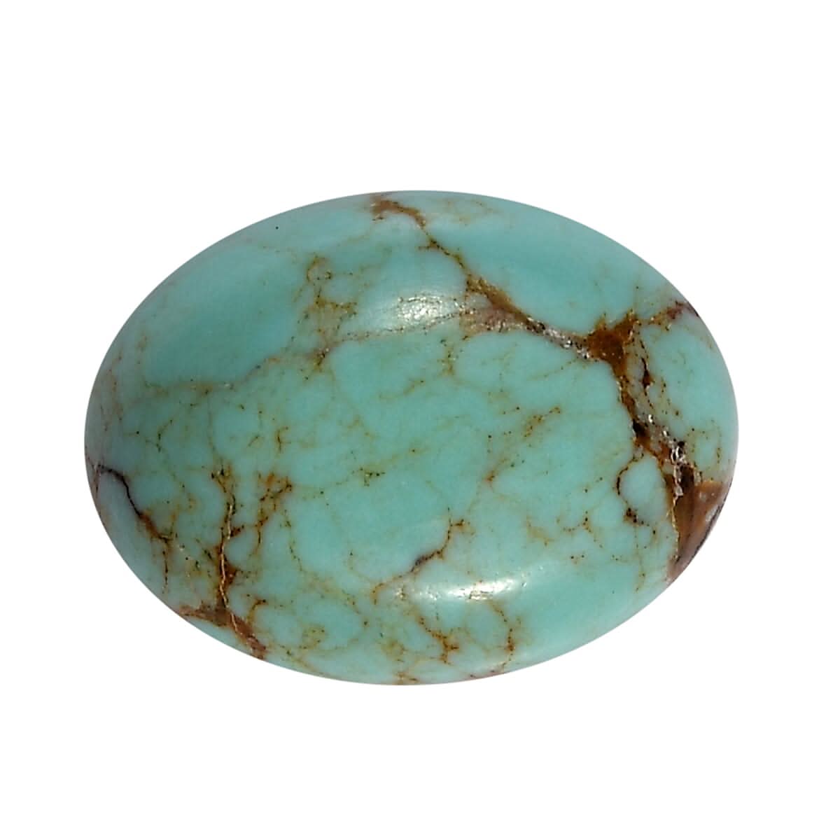 Blue Moon Turquoise (Ovl 8x6 mm) 1.00 ctw Loose Gemstone