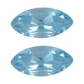 Blue Topaz Set of 2 (Mrq 6x3 mm) 0.46 ctw Loose Gemstone - Sticky add to cart bar