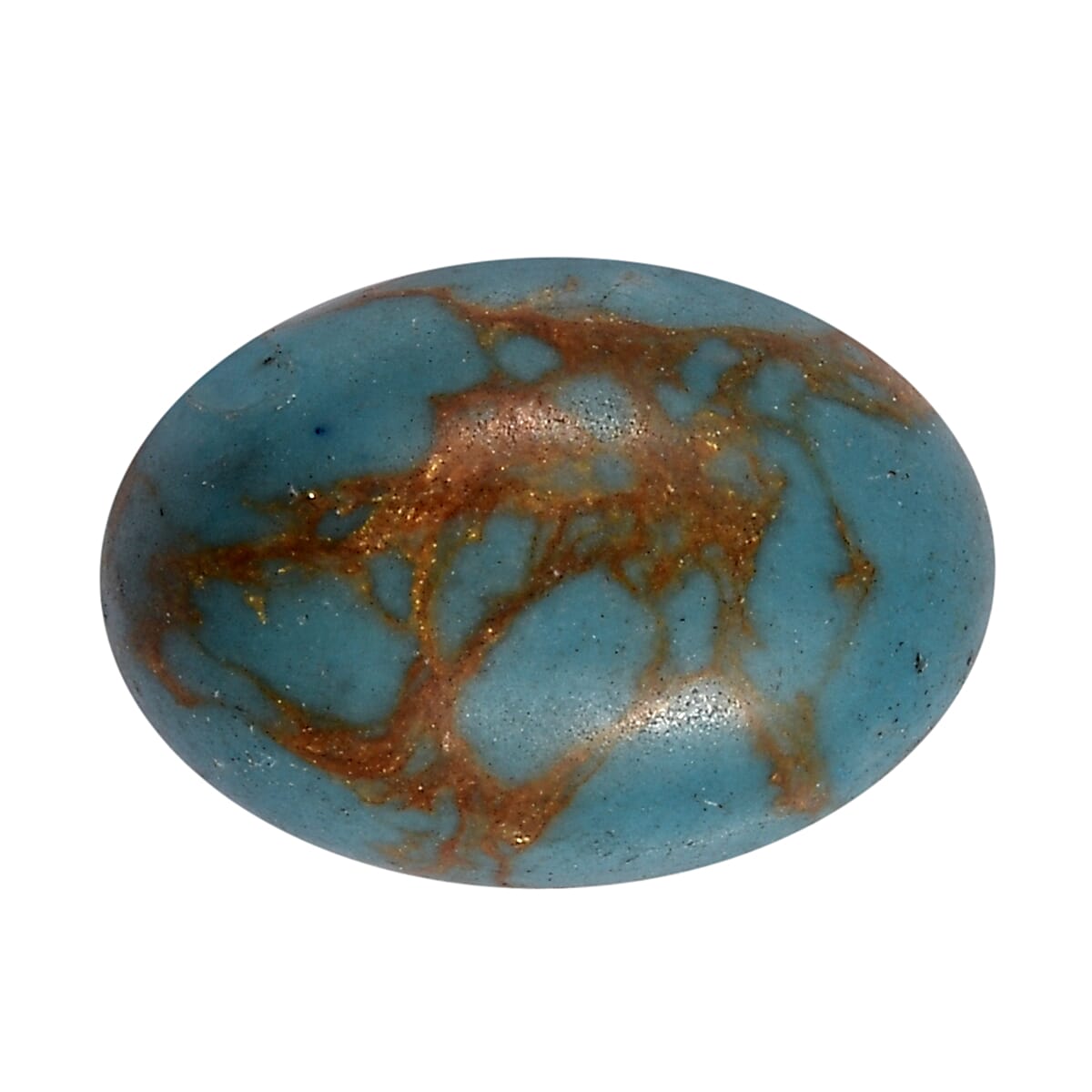 Mojave Blue Turquoise (Ovl 7x5 mm) 0.76 ctw Loose Gemstone