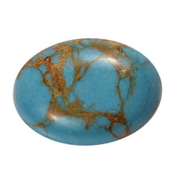 Mojave Blue Turquoise (Ovl 8x6 mm) 1.10 ctw Loose Gemstone
