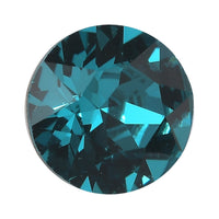 Blue Zircon Crystal by Swarovski (Rnd 6.25 mm) 0.76 ctw Loose Gemstone