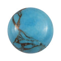 Matrix Chestnut Brine Turquoise (Rnd 8 mm) 1.94 ctw Loose Gemstone - Sticky add to cart bar