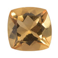 AA Brazilian Citrine (Cush 5x5 mm) 0.55 ctw Loose Gemstone - Sticky add to cart bar