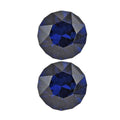 Dark Indigo Crystal by Swarovski Set of 2 (Rnd 5 mm) 0.66 ctw  Loose Gemstone - Sticky add to cart bar