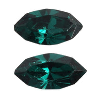 Emerald Crystal by Swarovski Set of 2 (Mrq 5x2.5 mm) 0.17 ctw Loose Gemstone
