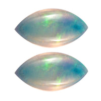 Ethiopian Welo Opal Set of 2 (Mrq 6x3 mm) 0.27 ctw Loose Gemstone