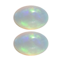 Ethiopian Welo Opal Set of 2 (Ovl 6x4 mm) 0.68 ctw Loose Gemstone