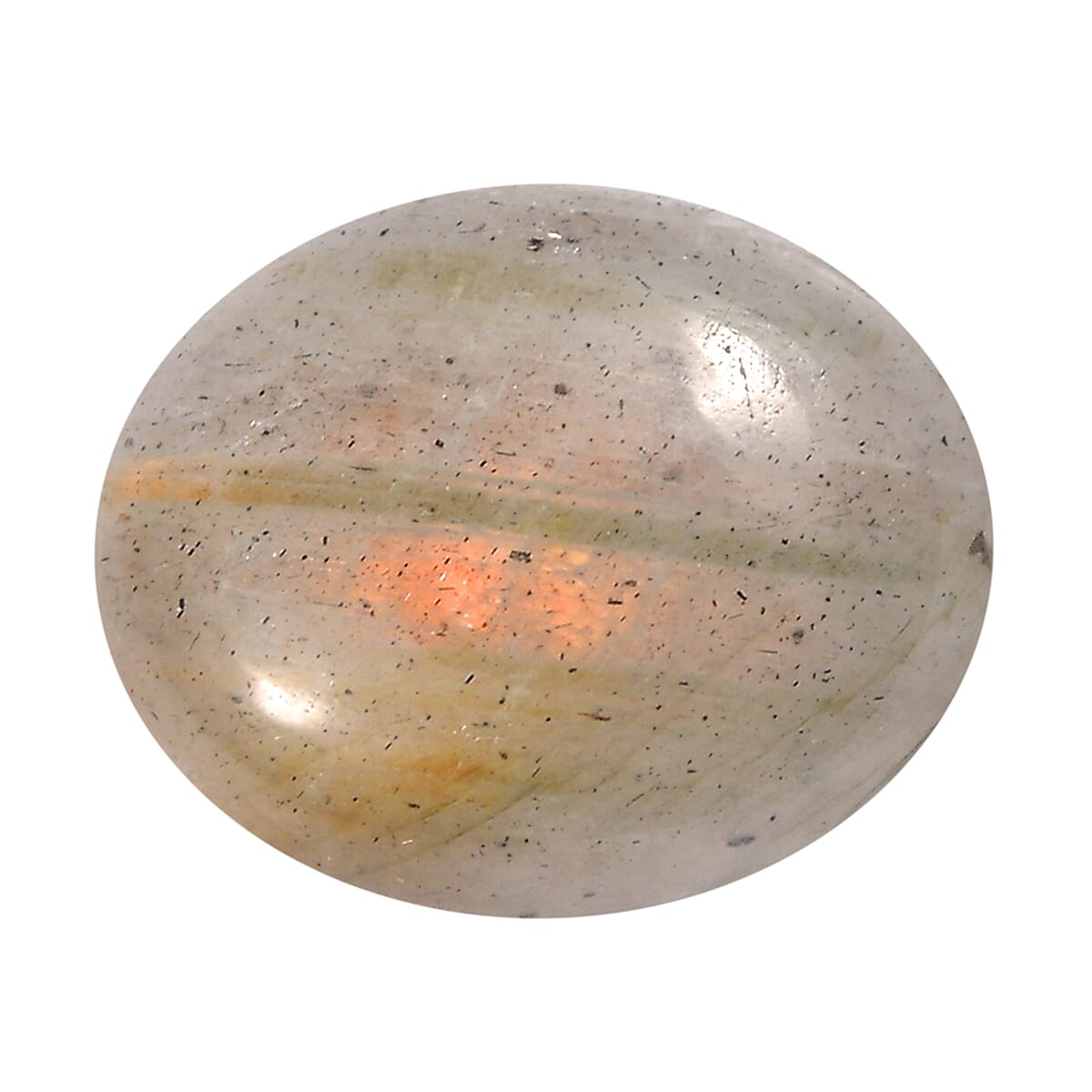 Madagascar Fire Labradorite (Ovl 10x8 mm) 2.60 ctw Loose Gemstone