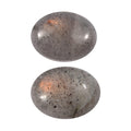 Madagascar Fire Labradorite Set of 2 (Ovl 8x6 mm) 2.42 ctw Loose Gemstone - Sticky add to cart bar
