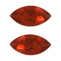 AAA Fire Opal Set of 2 (Mrq 5x2.5 mm) 0.15 ctw Loose Gemstone - Sticky add to cart bar