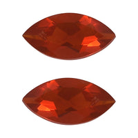 AAA Fire Opal Set of 2 (Mrq 5x2.5 mm) 0.15 ctw Loose Gemstone