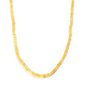 Premium Brazilian Heliodor 70.00 ctw Beaded Necklace in 18K Vermeil Yellow Gold Over Sterling Silver 18-20 Inches - Sticky add to cart bar