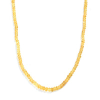 Premium Brazilian Heliodor 70.00 ctw Beaded Necklace in 18K Vermeil Yellow Gold Over Sterling Silver 18-20 Inches