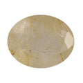 Golden Rutilated Quartz (Ovl 10x8 mm) 2.10 ctw Loose Gemstone - Sticky add to cart bar