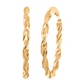 14K Yellow Gold Hoop Earrings 3 Grams - Sticky add to cart bar