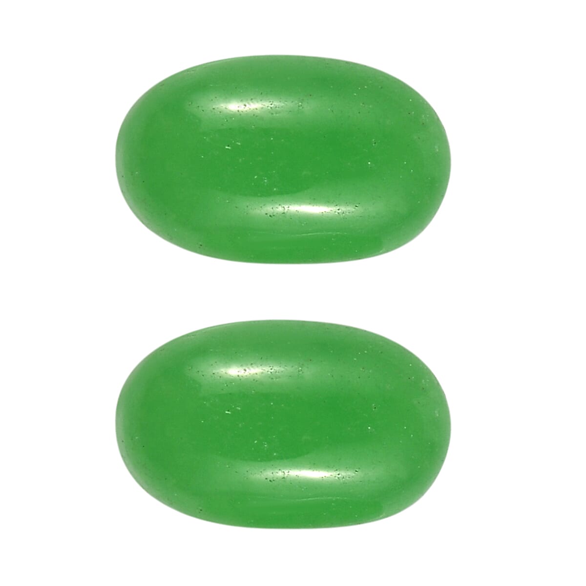 Green Jade (Ovl 6x4 mm) 1.14 ctw Loose Gemstone