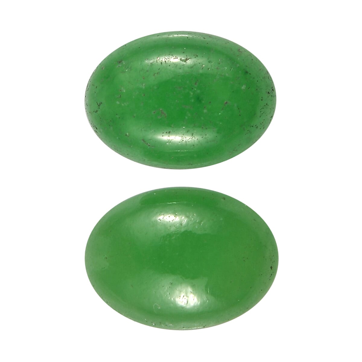 Green Jade (Ovl 7x5 mm) 1.86 ctw Loose Gemstone