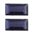 AA Catalina Iolite Set of 2 (Bgt 5x2.5 mm) 0.36 ctw Loose Gemstone - Sticky add to cart bar