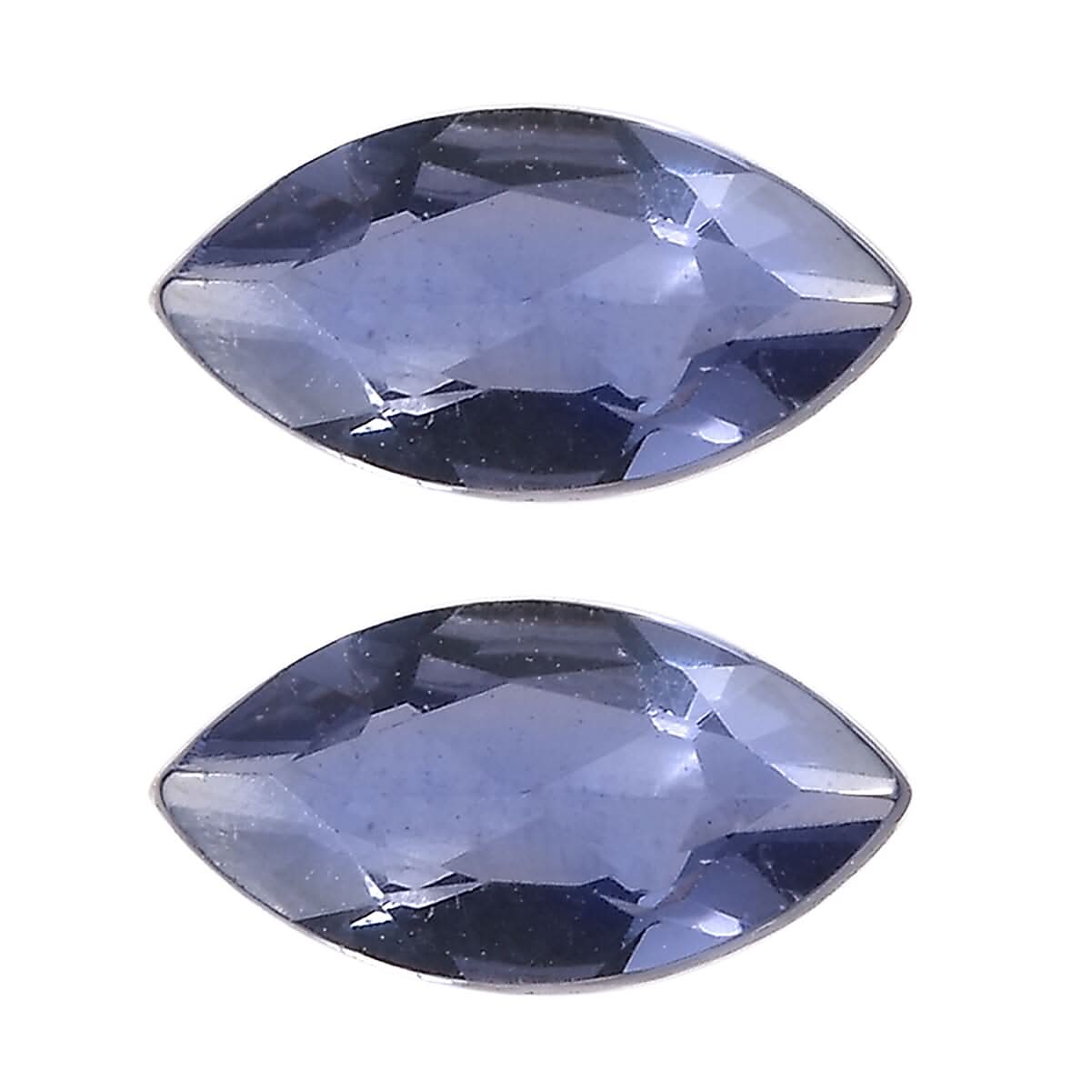 Catalina Iolite Set of 2 (Mrq 6x3 mm) 0.36 ctw Loose Gemstone