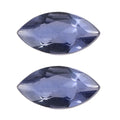 Catalina Iolite Set of 2 (Mrq 6x3 mm) 0.36 ctw Loose Gemstone - Sticky add to cart bar