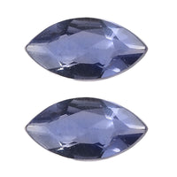Catalina Iolite Set of 2 (Mrq 6x3 mm) 0.36 ctw Loose Gemstone