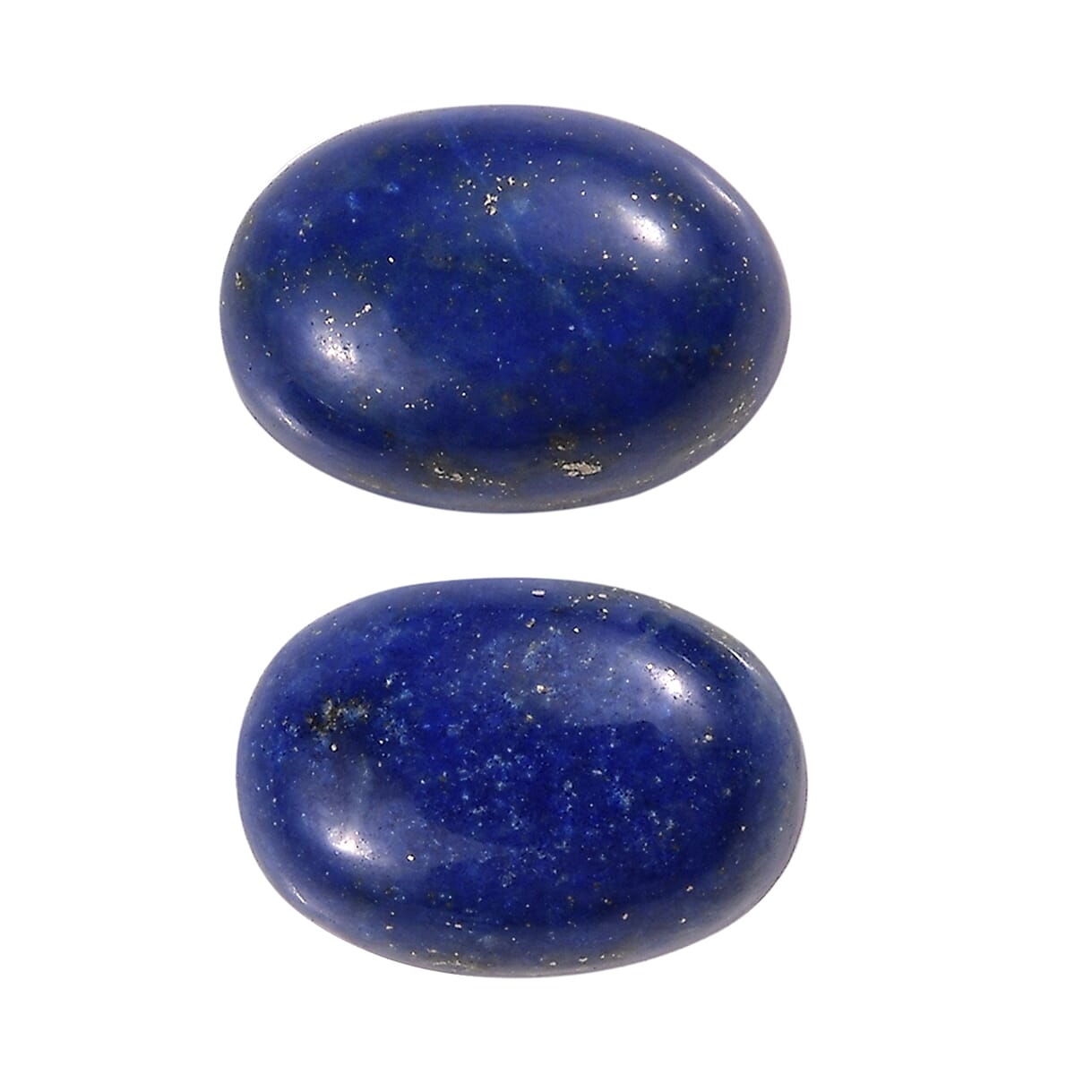 Set of 2 Lapis Lazuli (Oval 7x5 mm) 1.38 ctw Loose Gemstone