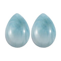 Larimar Set of 2 (Pear 7x5 mm) 1.62 ctw Loose Gemstone - Sticky add to cart bar
