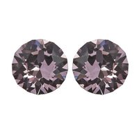 Light Amethyst Crystal by Swarovski Set of 2 (Rnd 5.3 mm) 0.80 ctw Loose Gemstone