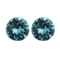 Light Turquoise Crystal by Swarovski Set of 2 (Rnd 5.3 mm) 0.84 ctw Loose Gemstone - Sticky add to cart bar