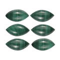 African Malachite Set of 6 (Mrq 5x2.5 mm) 1.48 ctw Loose Gemstone - Sticky add to cart bar