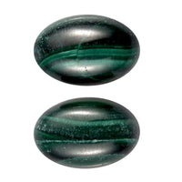 African Malachite Set of 2 (Ovl 6x4 mm) 0.91 ctw Loose Gemstone