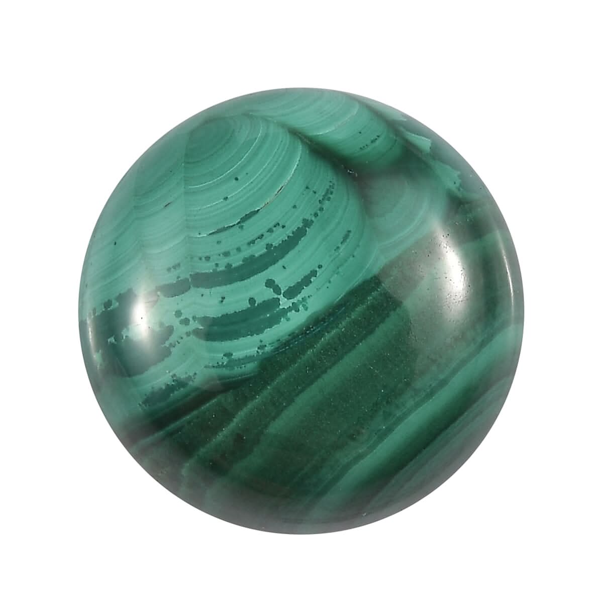 African Malachite (Rnd 10 mm) 3.30 ctw Loose Gemstone