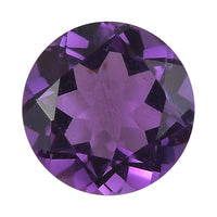 AA Mashamba Amethyst (Rnd 7 mm) 0.96 ctw Loose Gemstone