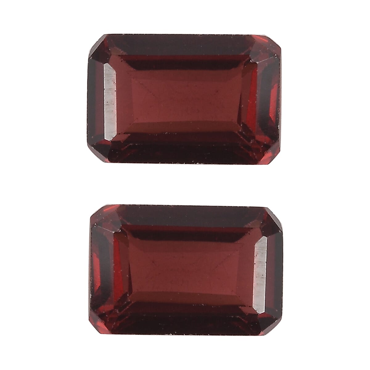Mozambique Garnet Set of 2 (Oct 6x4mm) 1.20 ctw Loose Gemstone