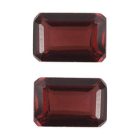 Mozambique Garnet Set of 2 (Oct 6x4mm) 1.20 ctw Loose Gemstone