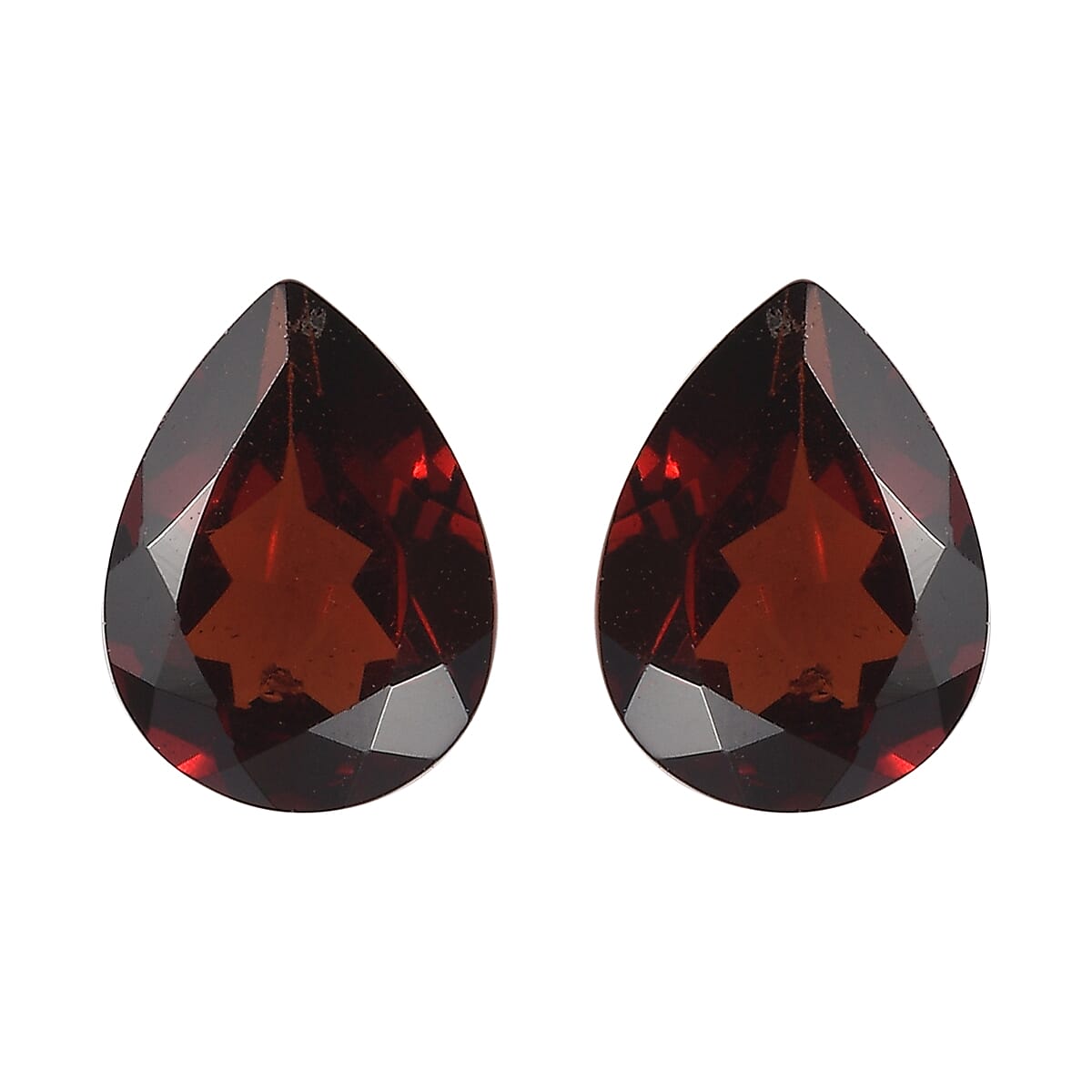 Mozambique Garnet Set of 2 (Pear 7x5mm) 1.49 ctw Loose Gemstone