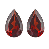 Mozambique Garnet Set of 2 (Pear 8x5mm) 1.95 ctw Loose Gemstone