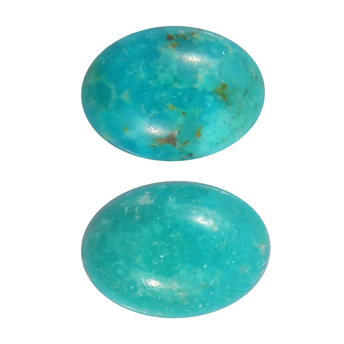 Nevada Turquoise Set of 2 (Ovl 7x5mm) 1.19 ctw Loose Gemstone
