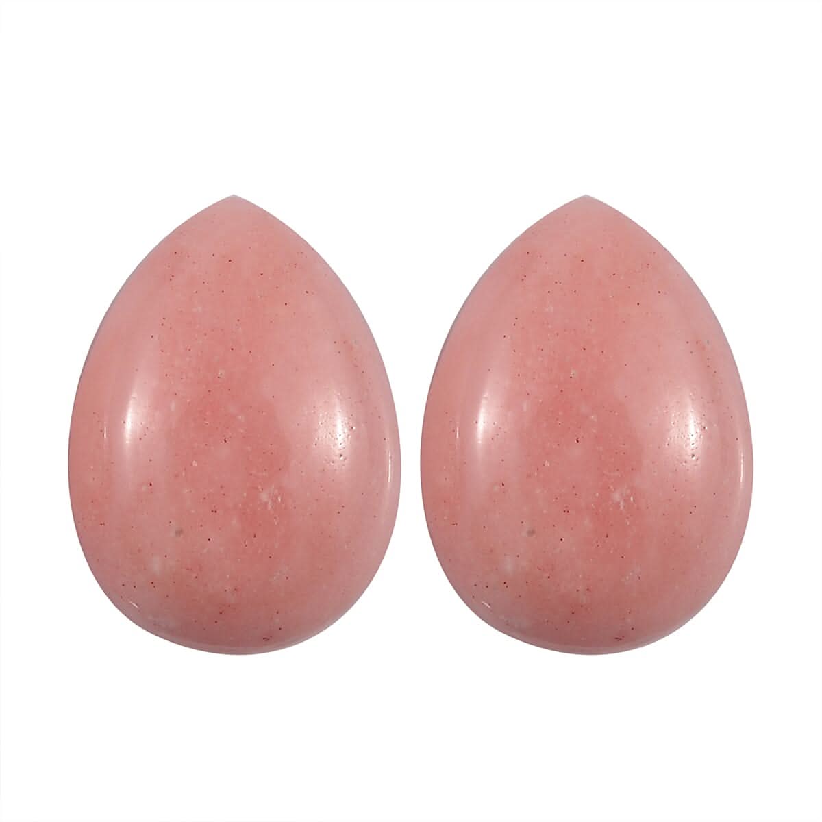Oregon Sunrise Peach Opal Set of 2 (Pear 7x5mm) 0.92 ctw Loose Gemstone
