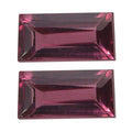 Orissa Rose Garnet Set of 2 (Bgt 5x2.5mm) 0.56 ctw Loose Gemstone - Sticky add to cart bar