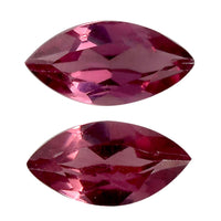 AA Orissa Rose Garnet Set of 2 (Mrq 5x2.5mm) 0.34 ctw Loose Gemstone
